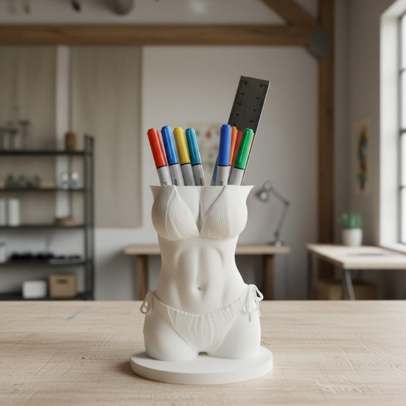 3D Printing Pen For Adults - Pojemnik na długopisy w kształcie bikini,