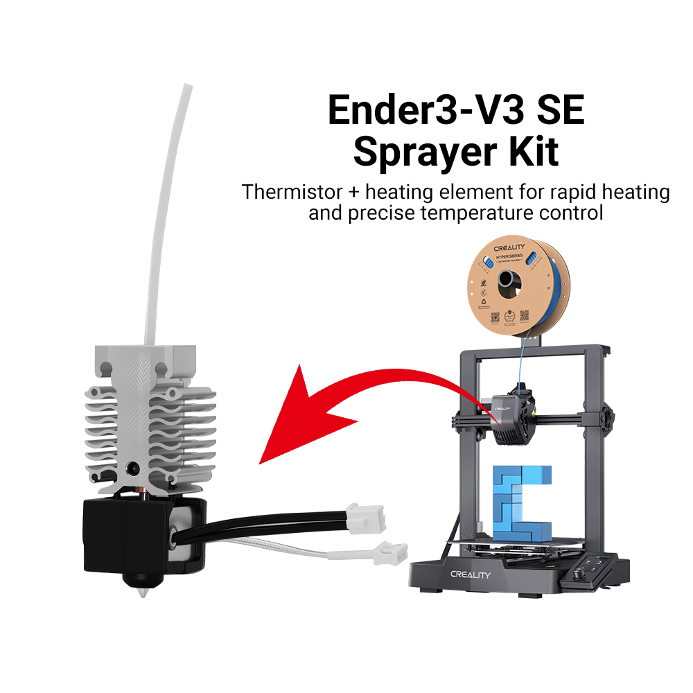 3D Printing Ender - Oryginalny zamiennik radiatora do Ender 3