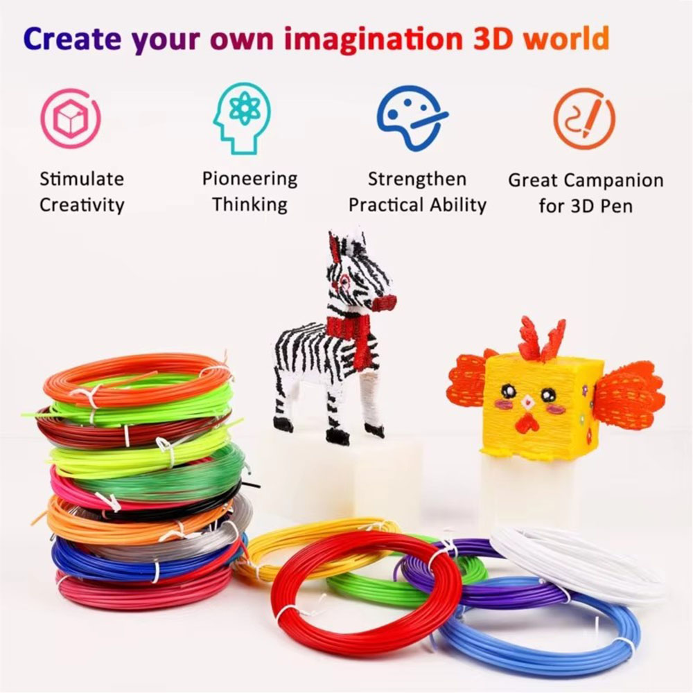 3D Printing Pen For Adults - Losowy Kolor 10/20/30 Kolorów PLA/PCL Materiały