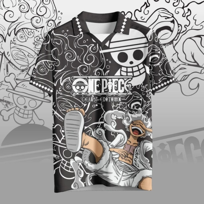 3D Printing Luffy - Koszulka polo One Piece Luffy z