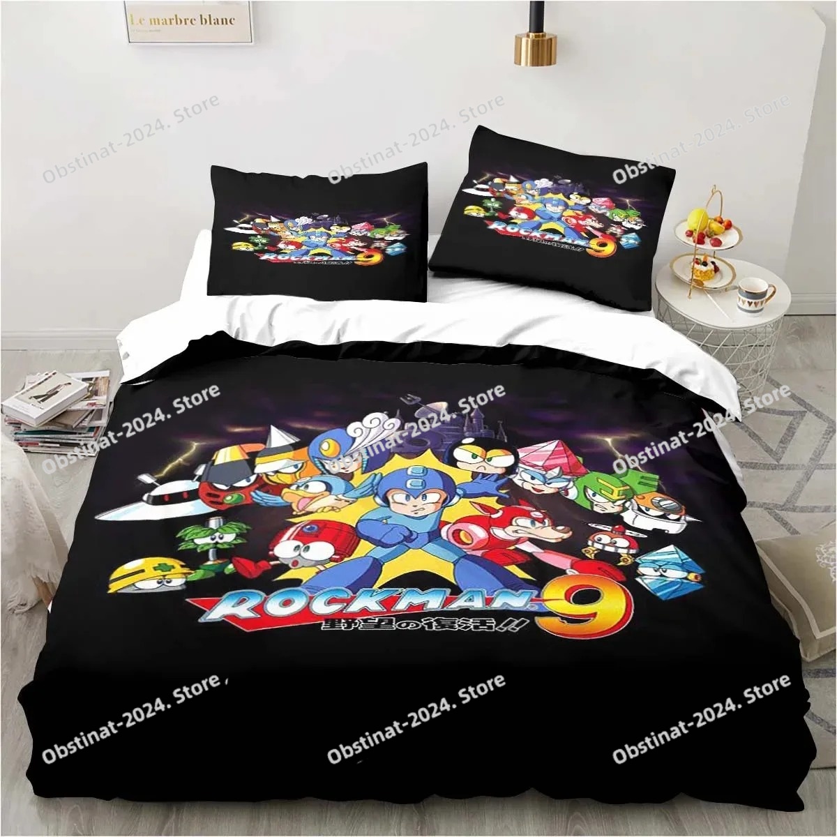 3D Printing Quilting - Zestaw pościeli 3D Mega Man X,
