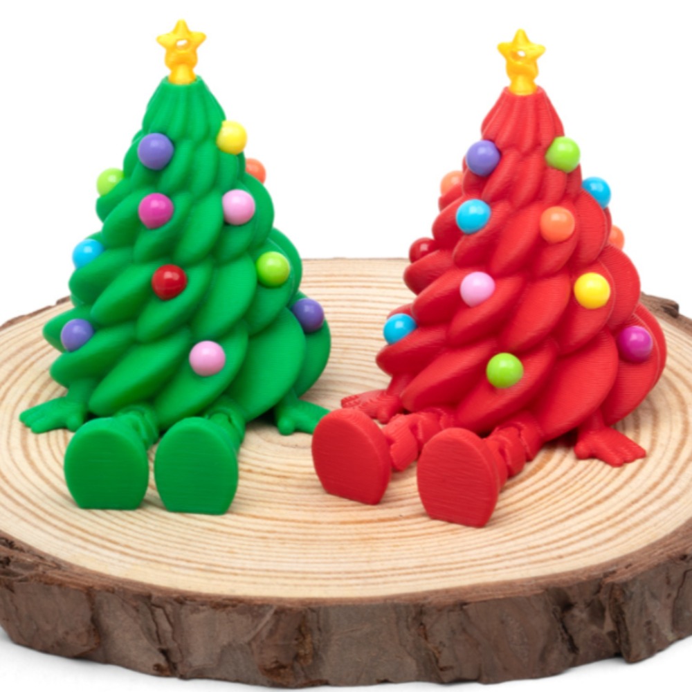 3D Printing Xmas - Figurki choinkowe drukowane 3D, ruchome, z