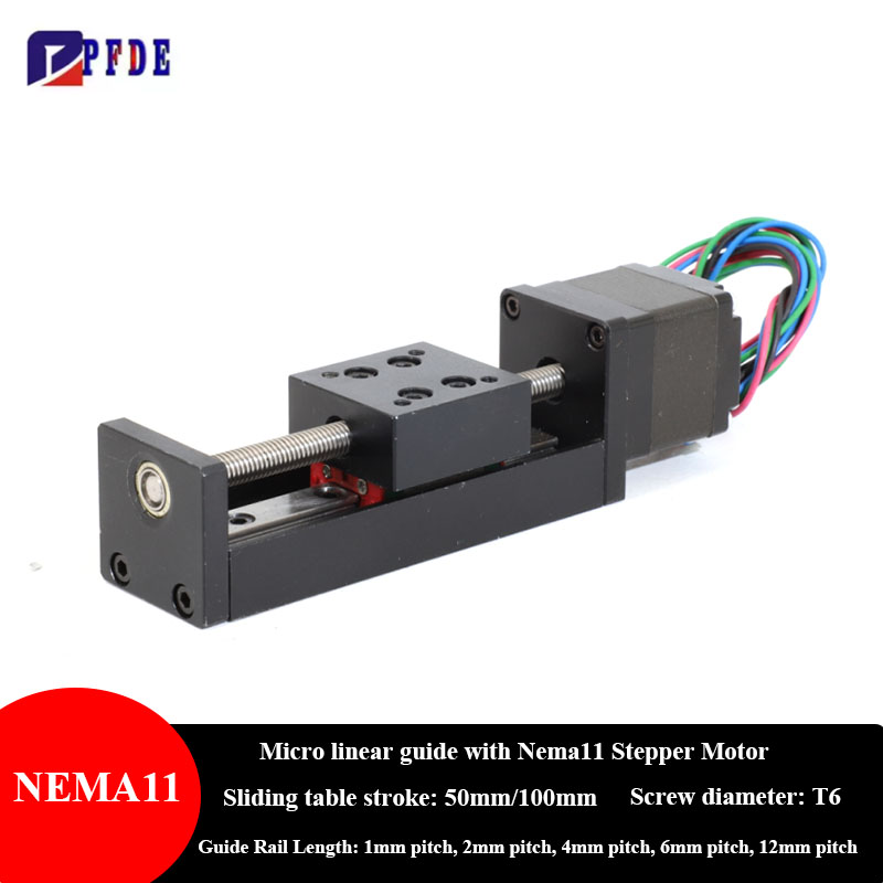 Lead Screw Stepper - Silnik krokowy NEMA11 Mini liniowy prowadnik