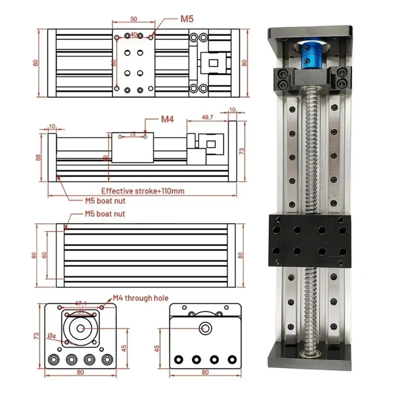 【Specjalistyczny】Zestaw silnik – Linear Guide Rail recenzja i cena