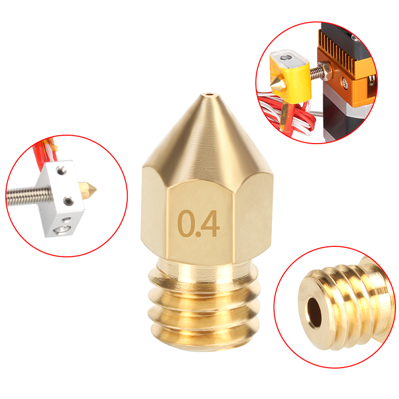 MK8 mosiężna dysza 0.2/0.3/0.3 – 3D Printing Ender recenzja i cena