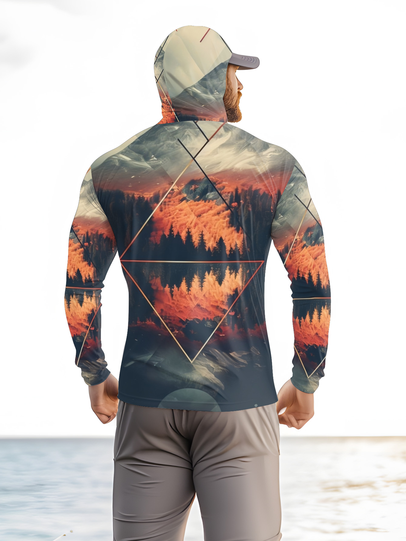 Męska bluza wędkarska z kaptur – 3D Printing Jersey recenzja i cena