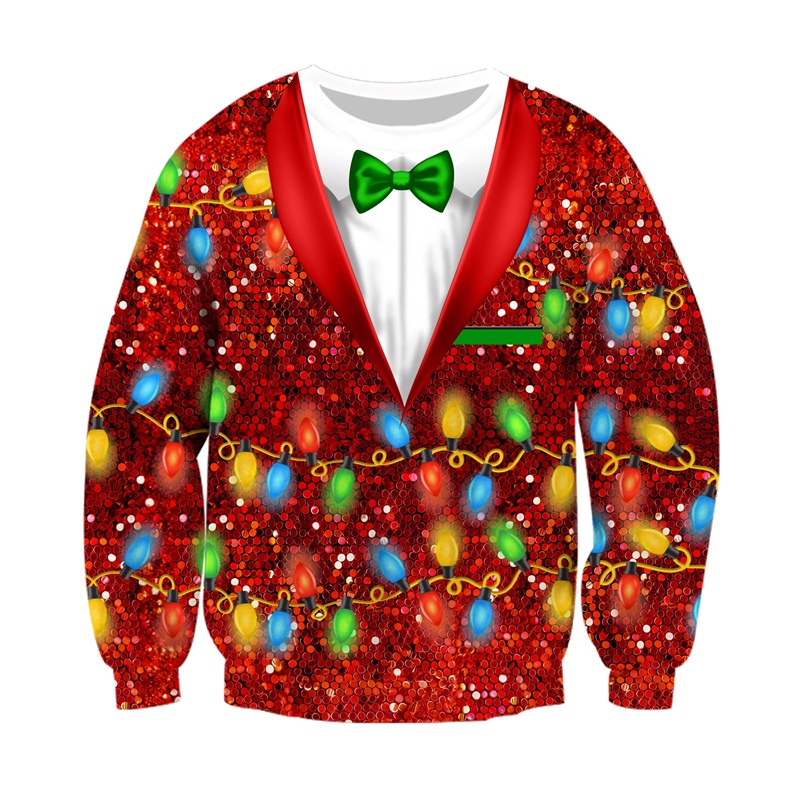 Brzydkie świąteczne swetry męs – 3D Printing Xmas recenzja i cena