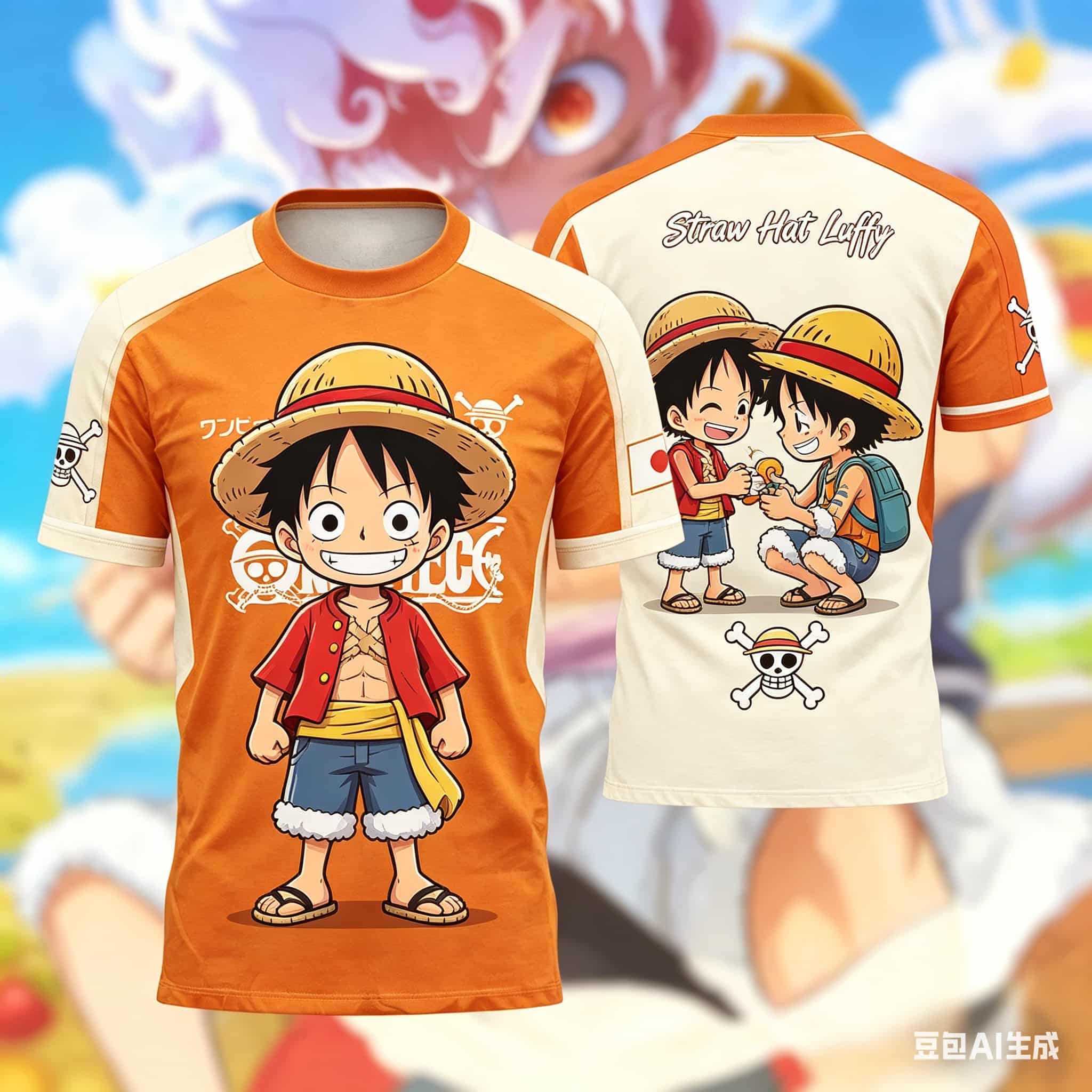 Koszulka piłkarska z nadrukiem – 3D Printing Luffy recenzja i cena