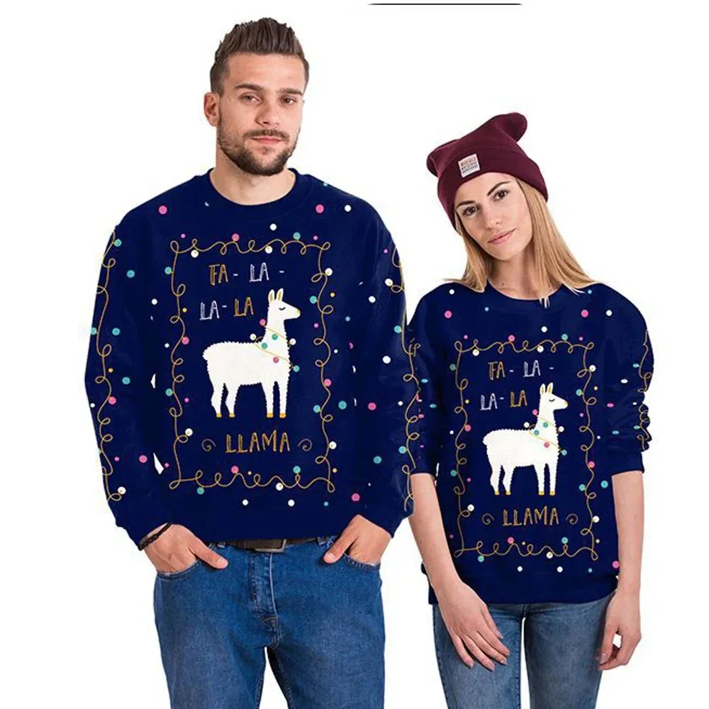 Mężczyźni Kobiety Llama Ugly C – 3D Printing Xmas recenzja i cena