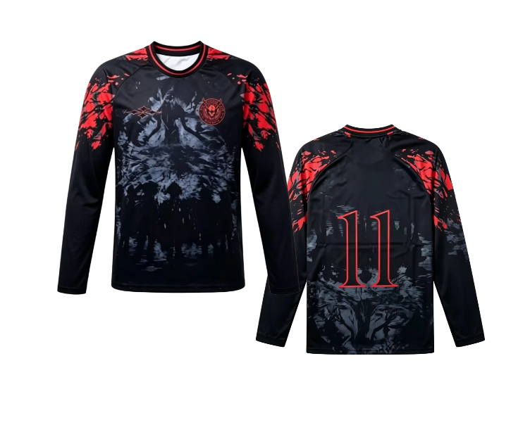 Czarna koszulka z długim rękaw – 3D Printing Jersey recenzja i cena