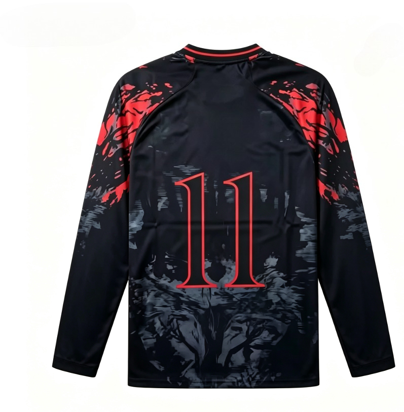 Czarna koszulka z długim rękaw – 3D Printing Jersey recenzja i cena