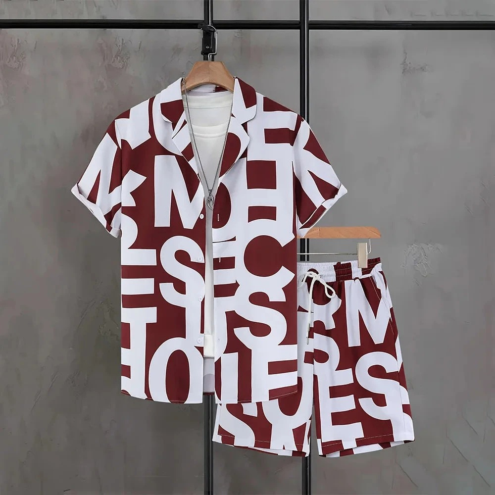 Luksusowy letni zestaw męski:  – 3D Printing Jersey recenzja i cena