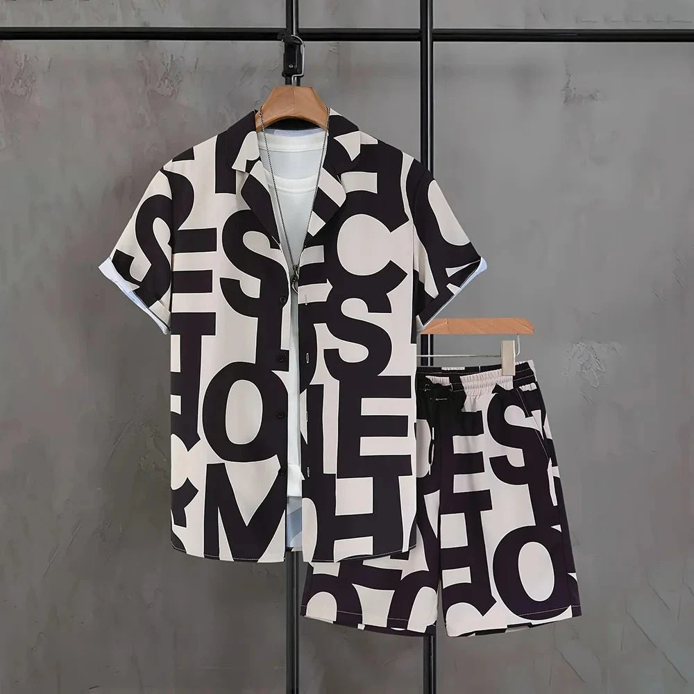Luksusowy letni zestaw męski:  – 3D Printing Jersey recenzja i cena