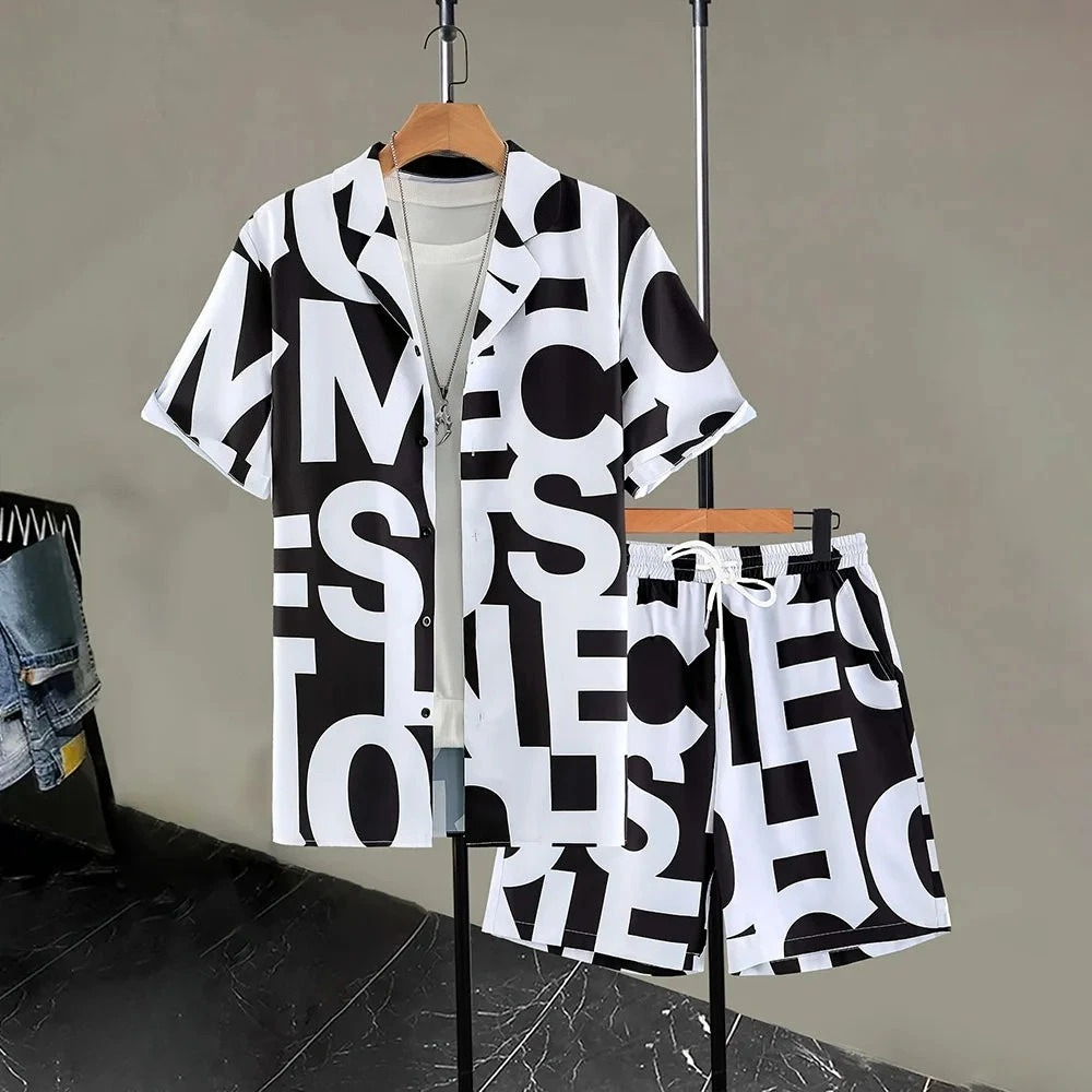 Luksusowy letni zestaw męski:  – 3D Printing Jersey recenzja i cena