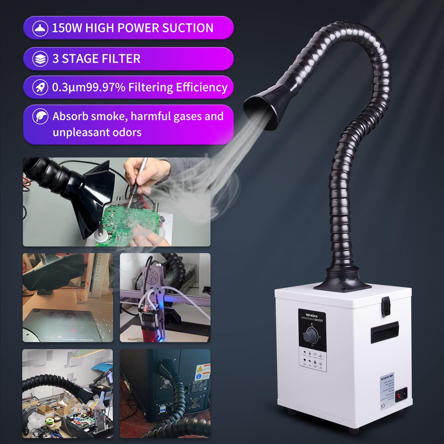 KNOKOO FES150 Przemysłowy odsy – 3D Printing Industrial recenzja i cena