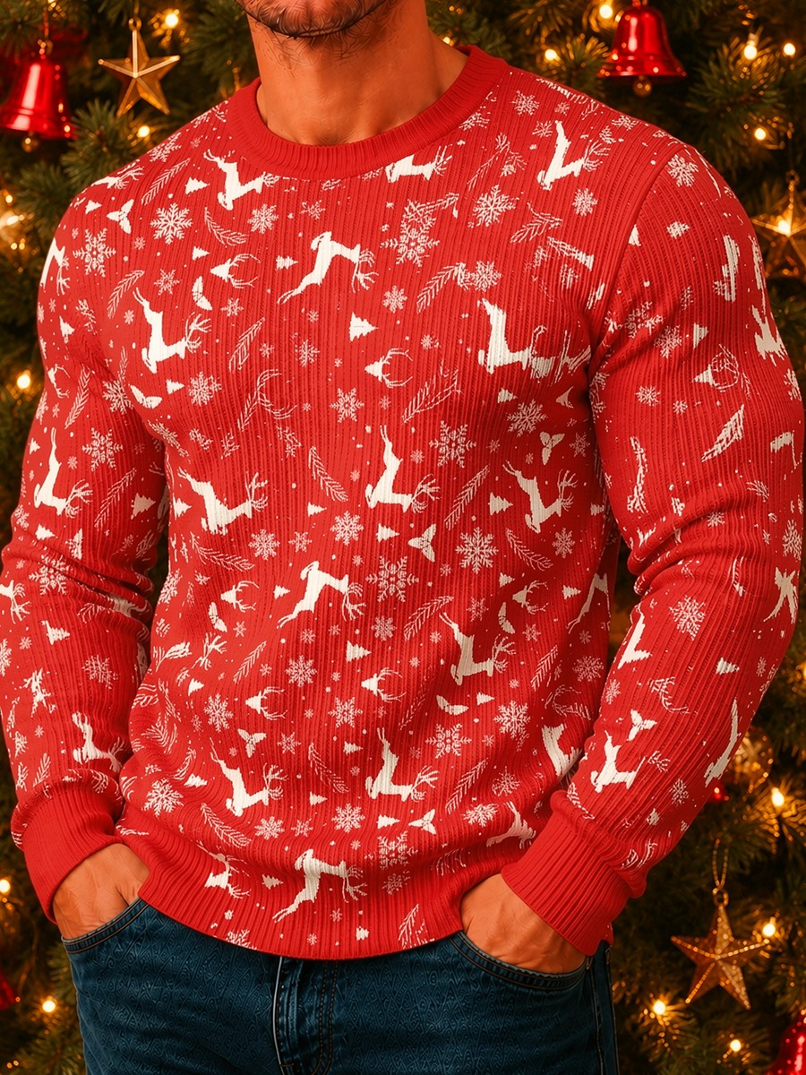 Sweter świąteczny unisex dla m – 3D Printing Xmas recenzja i cena