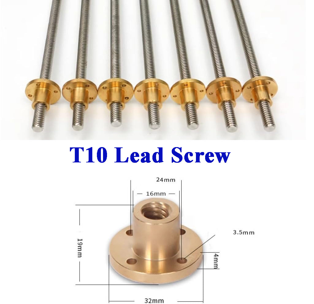 Śruba trapezowa T10 ze stali n – Lead Screw Stepper recenzja i cena