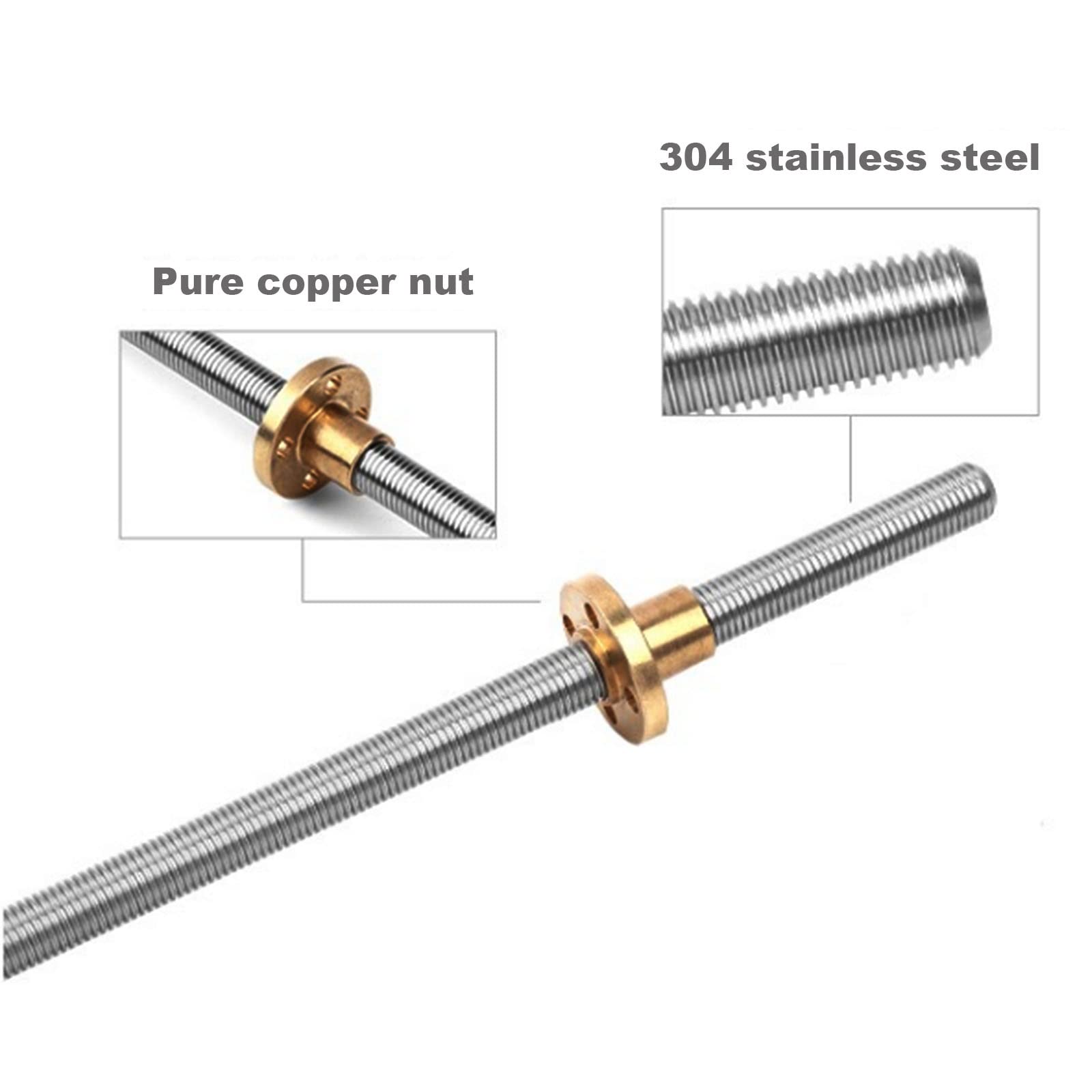Śruba trapezowa T10 ze stali n – Lead Screw Stepper recenzja i cena