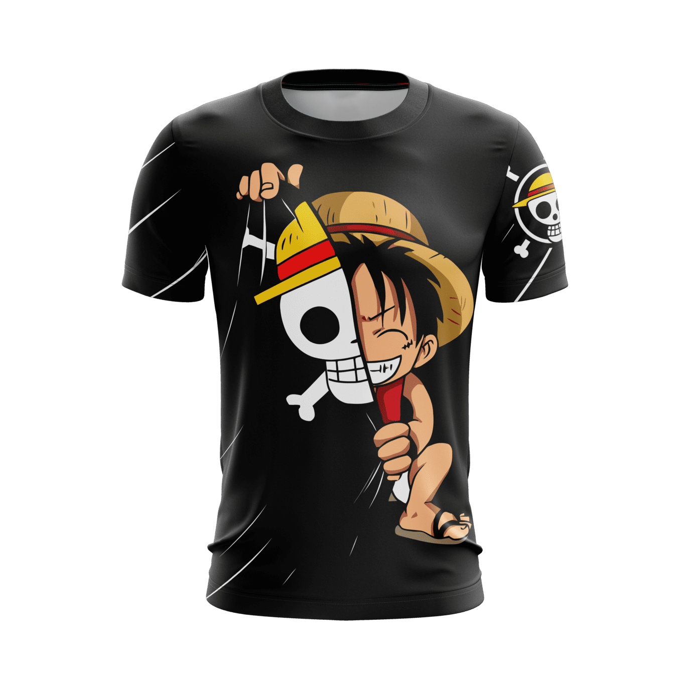 Koszulka z krótkim rękawem dla – 3D Printing Luffy recenzja i cena