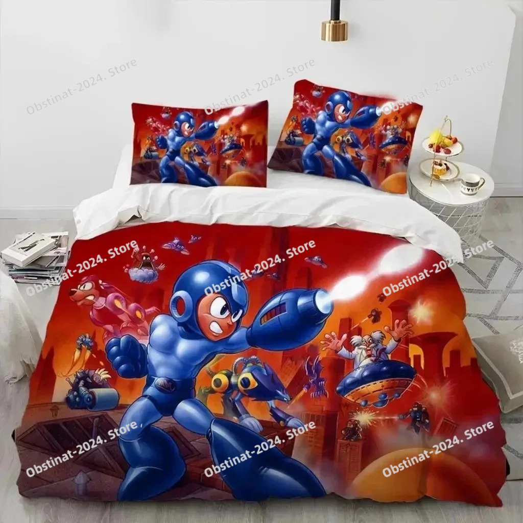 Zestaw pościeli 3D Mega Man X, – 3D Printing Quilting recenzja i cena