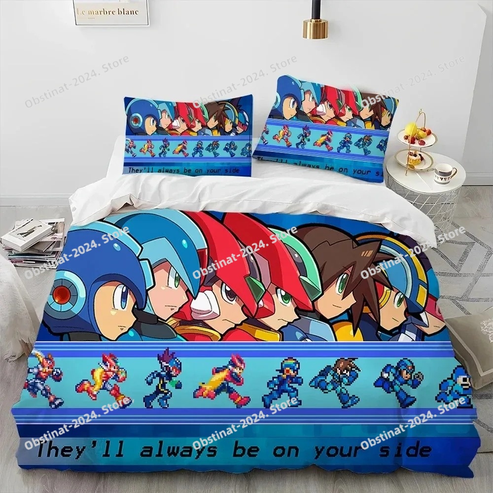 Zestaw pościeli 3D Mega Man X, – 3D Printing Quilting recenzja i cena