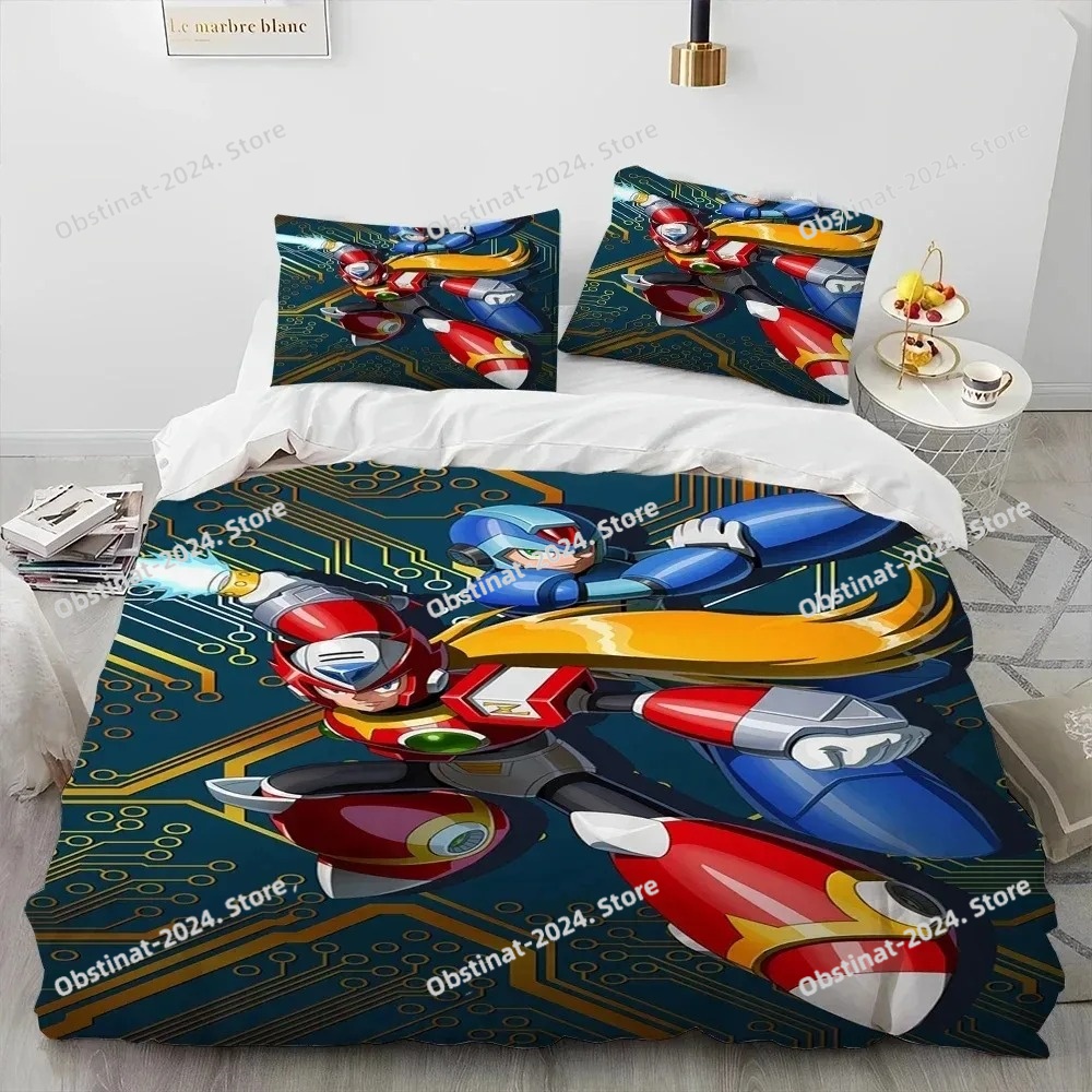 Zestaw pościeli 3D Mega Man X, – 3D Printing Quilting recenzja i cena