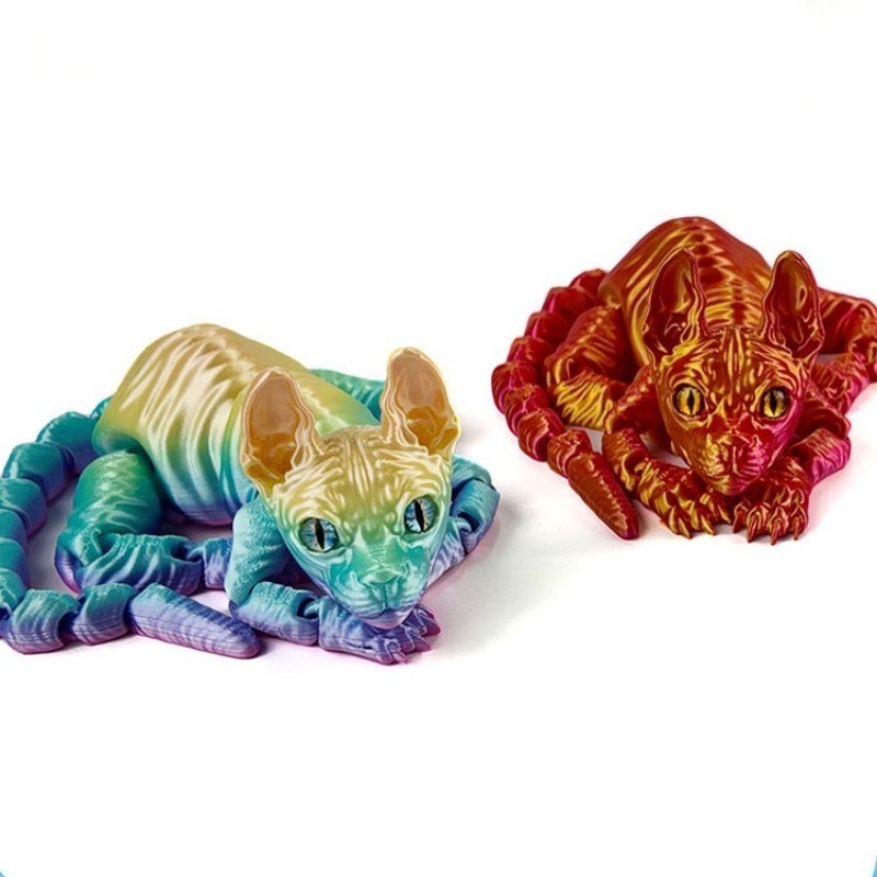 Drukowana w 3D figurka kota Sp – 3D Printing Xmas recenzja i cena