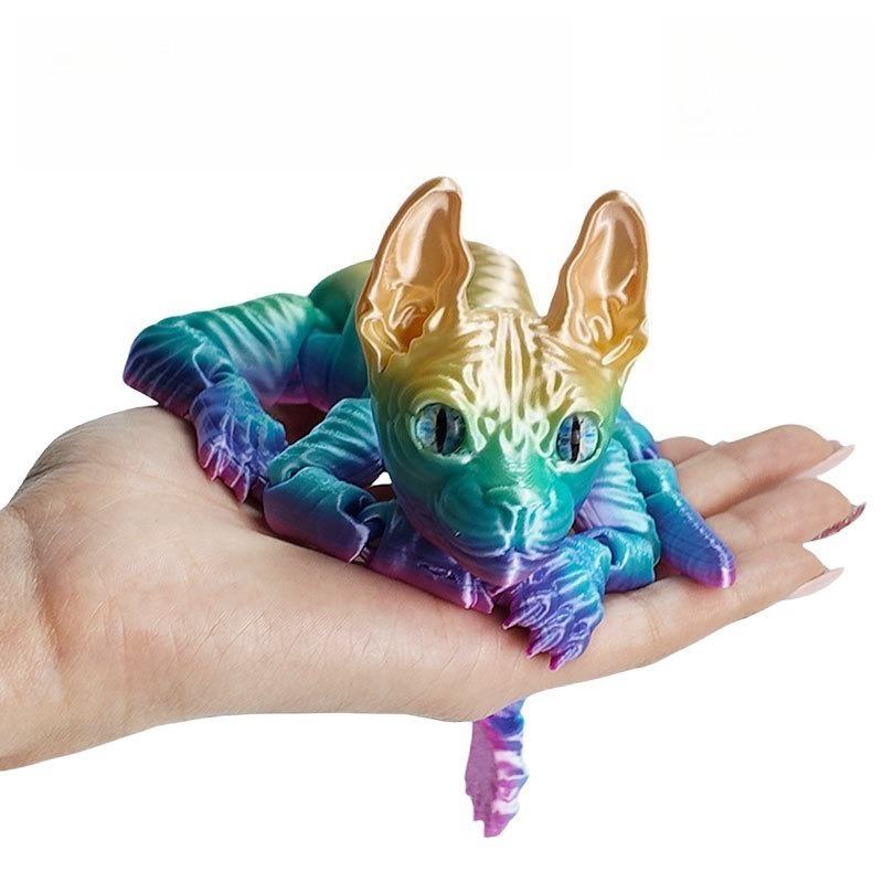 Drukowana w 3D figurka kota Sp – 3D Printing Xmas recenzja i cena