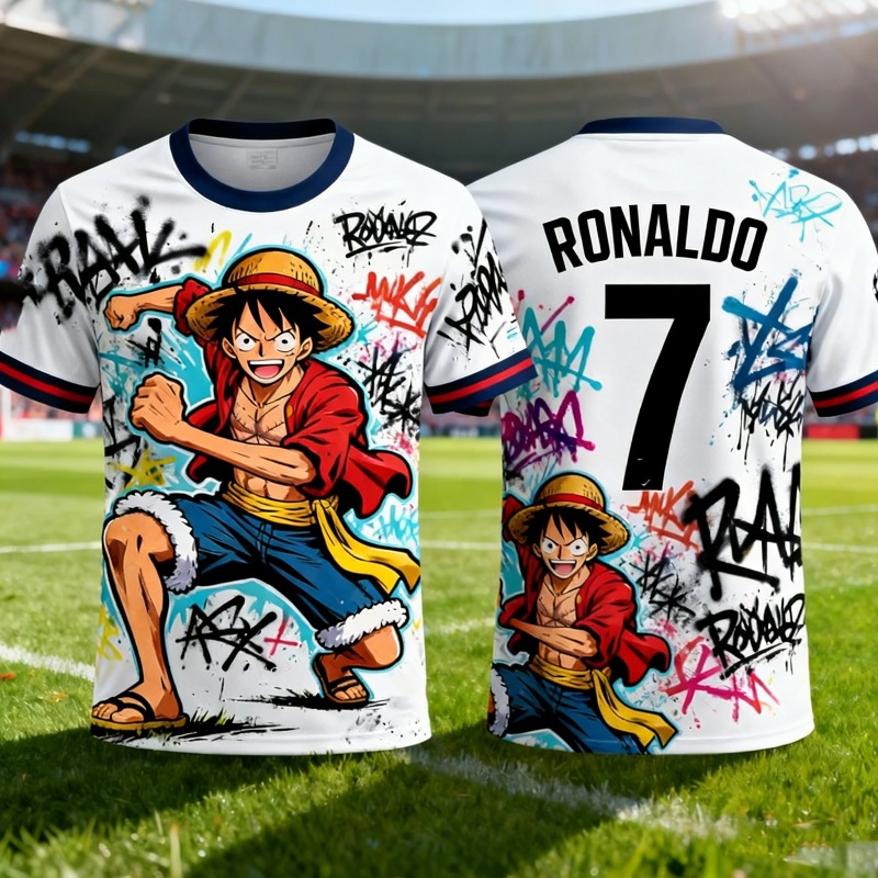 Koszulka One Piece Summer New  – 3D Printing Luffy recenzja i cena