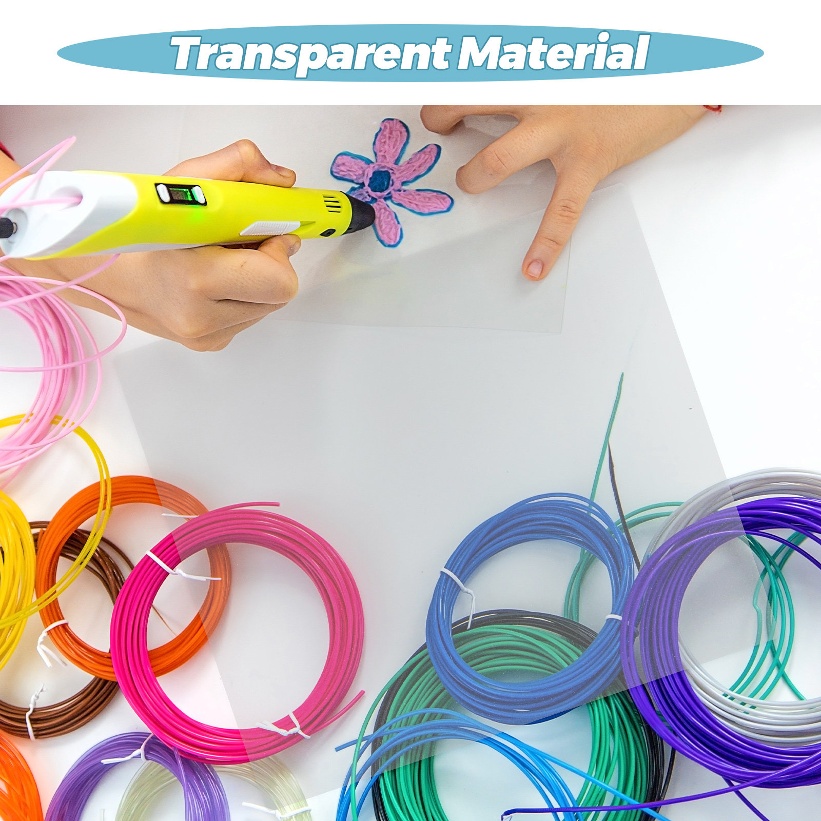 10 szt. Przezroczysta mata do  – 3D Printing Pen For Adults recenzja i cena