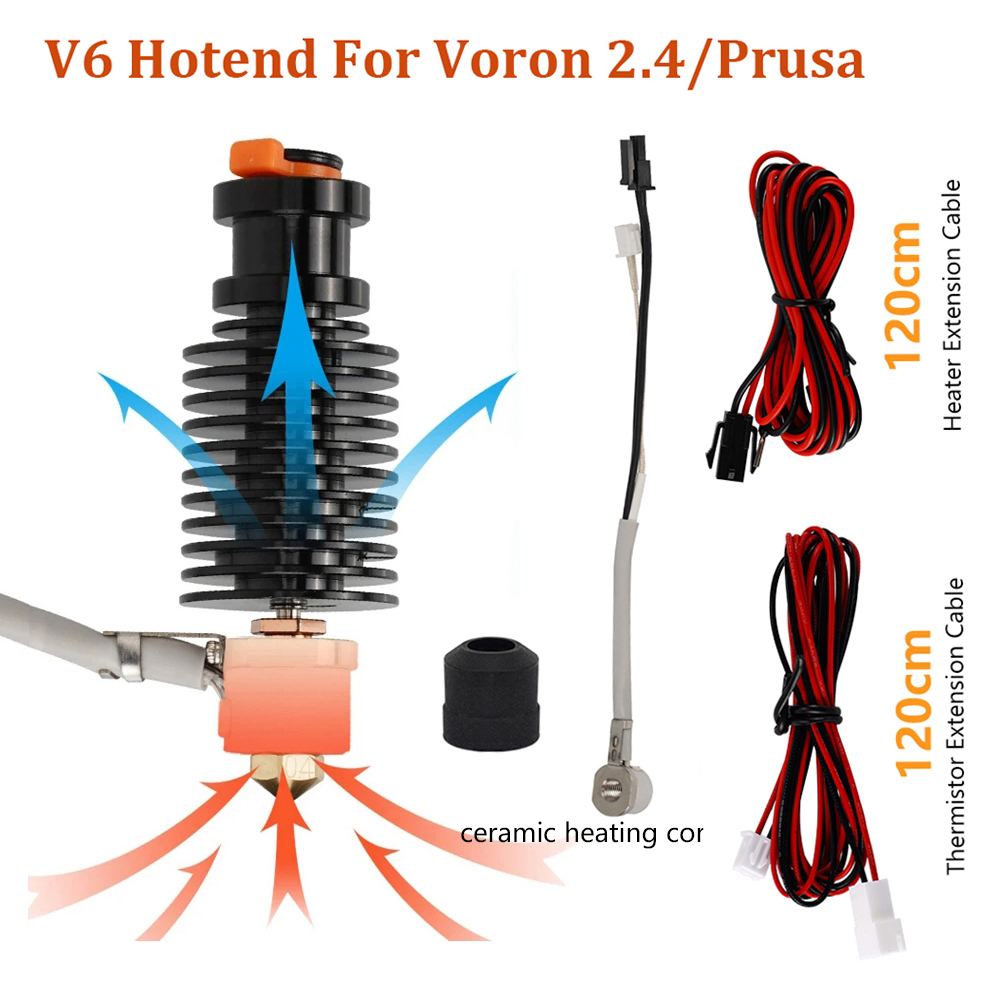 24V E3D V6 Hotend do DDE DDB V – 3D Printing Ender recenzja i cena