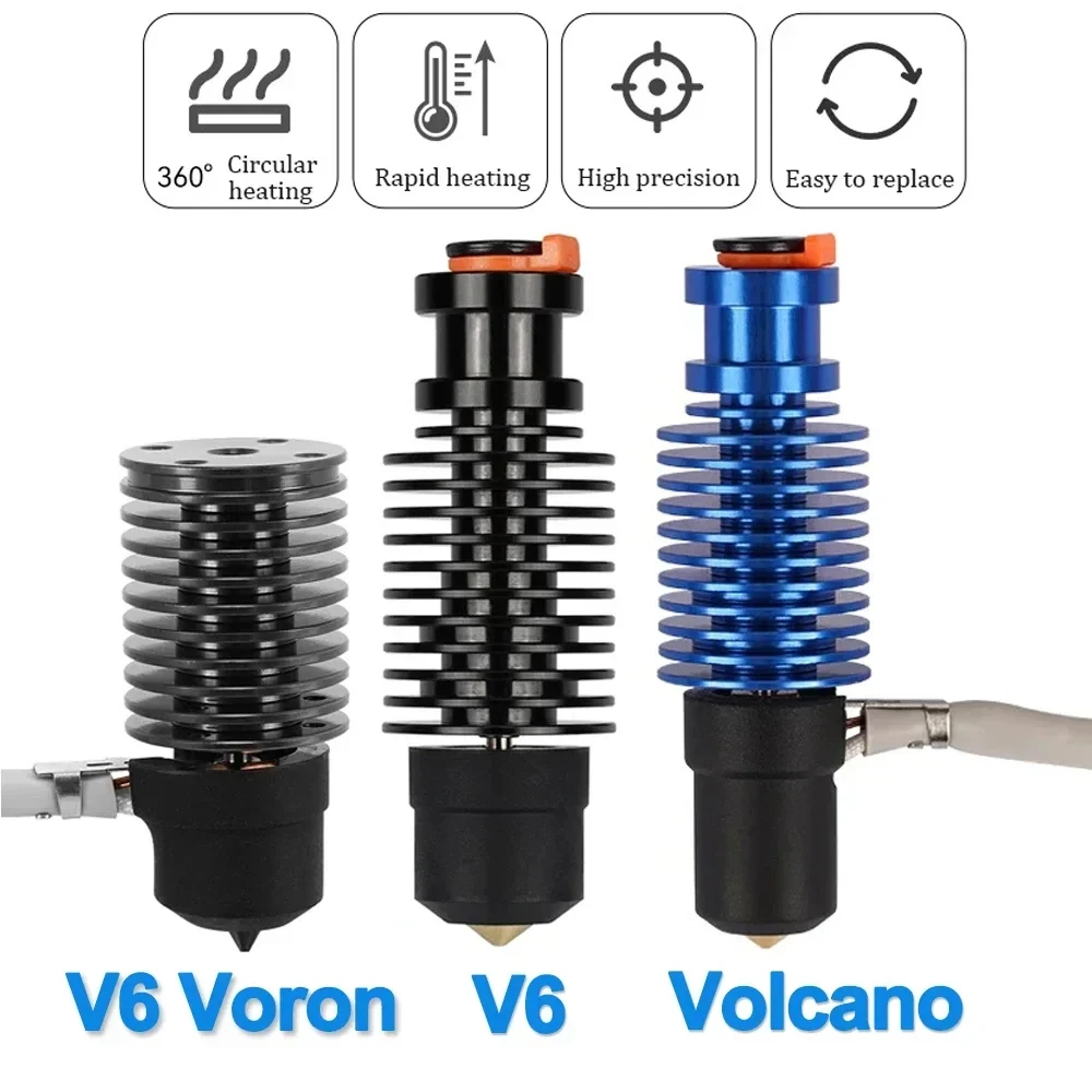 Volcano Hotend E3D V6 24V 50W  – 3D Printing Ender recenzja i cena